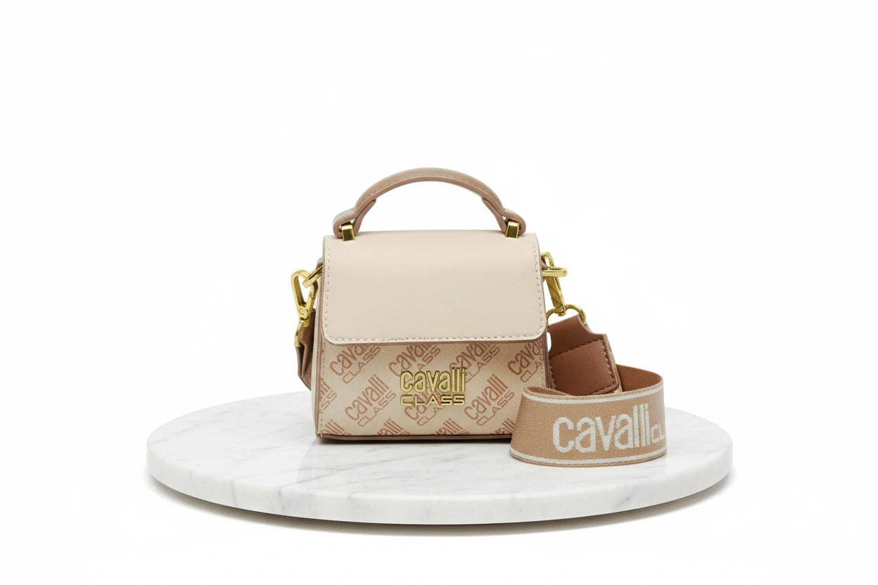 Cavalli Class Khaki Mini Bag